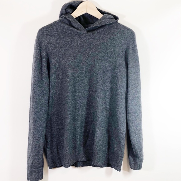 Everlane Tops - Everlane Gray Cashmere Pullover Hoodie Everlane Tops - Everlane Gray Cashmere Pullover Hoodie